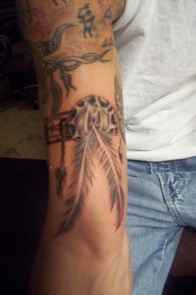 indian feather tattoo by Greg Cook ArtWantedcom