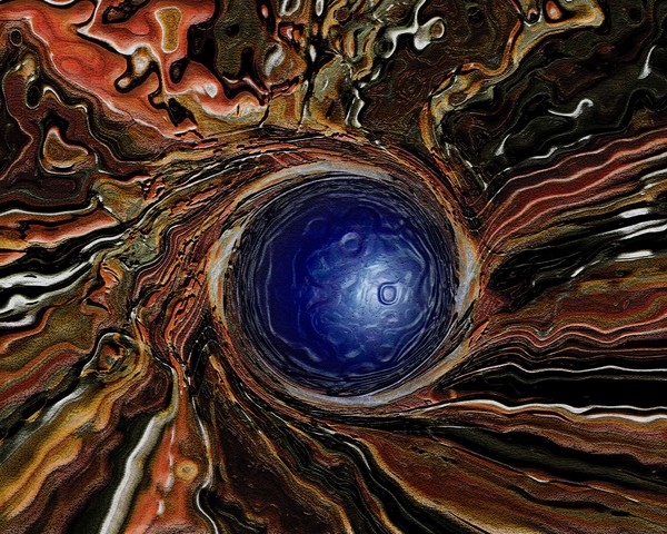 Blue Cobalt Encased