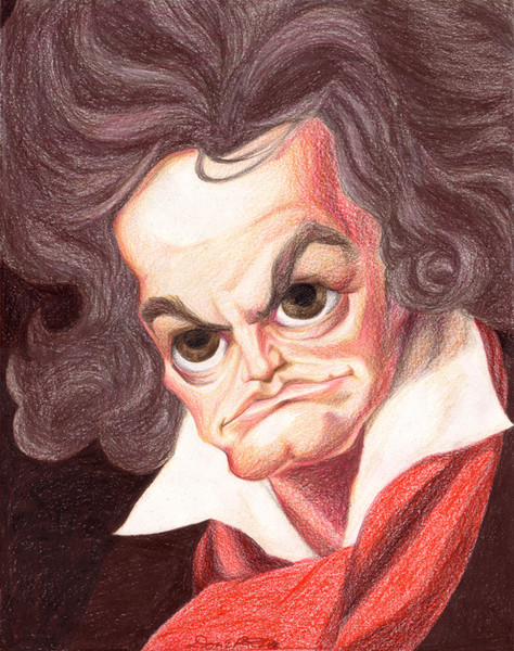 Beethoven Caricature