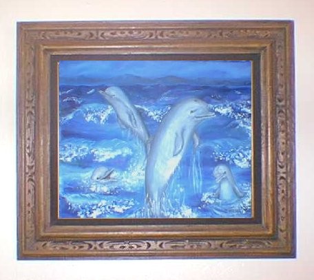 Frolicking Dolphins     SOLD