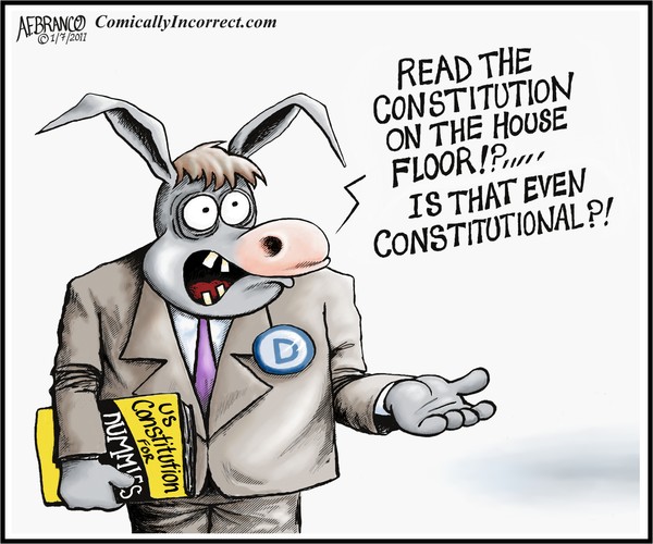 Read the Constitution (Cartoon) by A.F Branco | ArtWanted.com