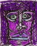 purple face