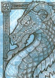 Dragon in Ink ATC
