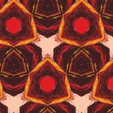 Art Kaleidoscope fingerpainting