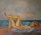 Woman in the beach