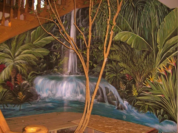 Jungle Waterfall scenery