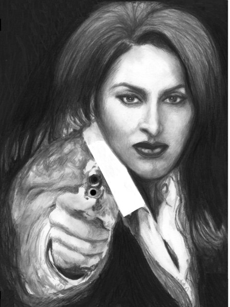 This is Pam Grier as Jackie Brown-Done Darker