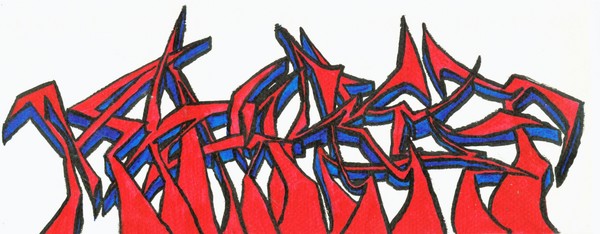 Spin-Off Grafitti Piece Tag