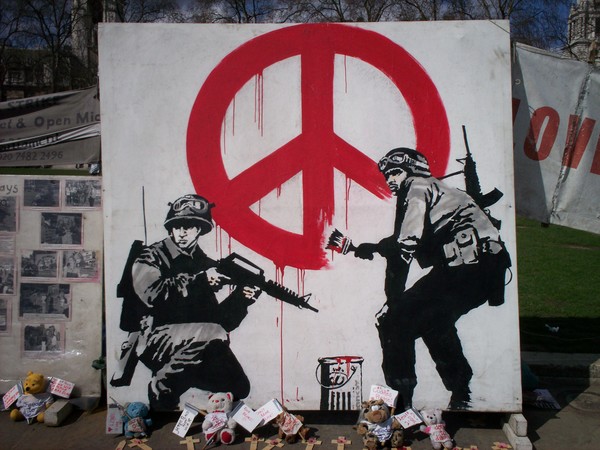 Banksy Painting from Westminster