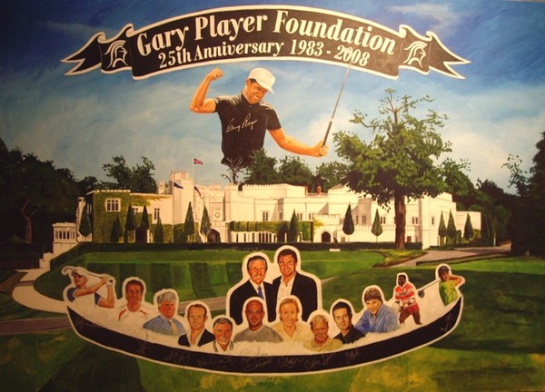 Gary Player charity event - auction of painting 