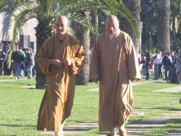 Monks at new DeYoung Museum