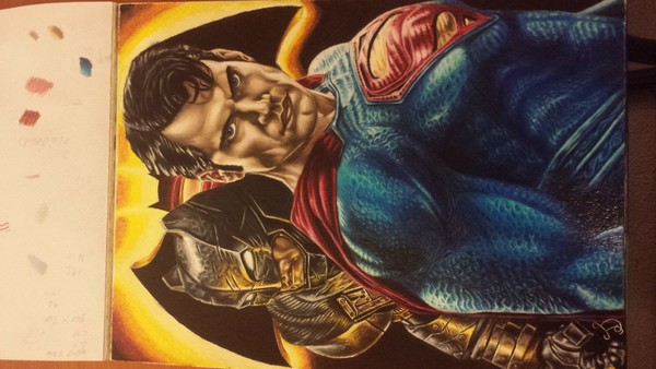 Batman vs superman portrait 