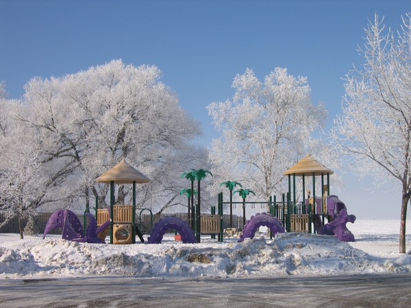 Playground in the Winter