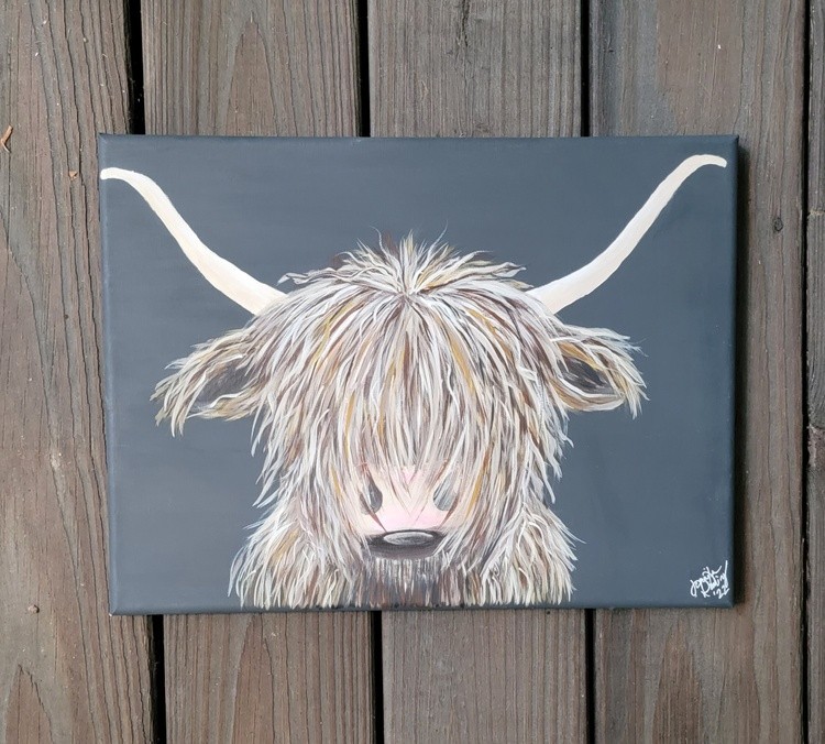 Mr. Hairy The Highland Cow