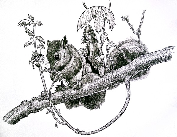 squirrel rider