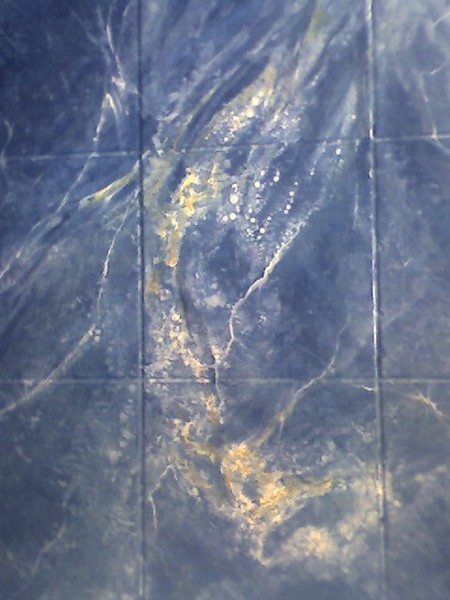 Faux Lapis Marble Surface Treatment