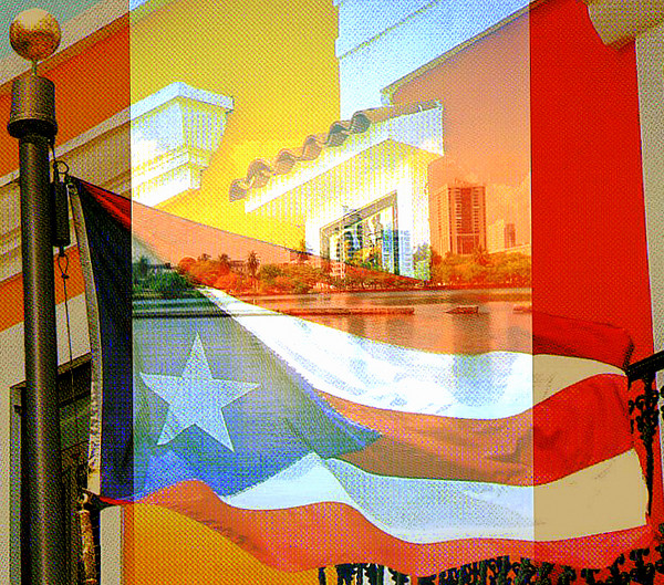 PR Flag view Condado & SJ