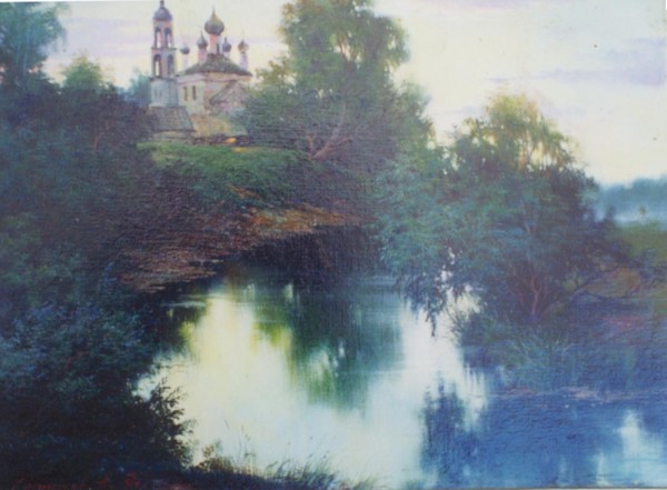 Old Church Over Silent Water