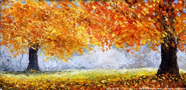 autumn painting-oil painting 