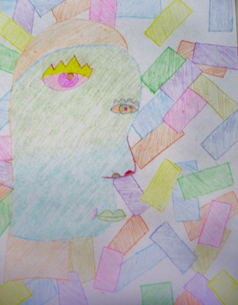 Portrait in Color Pencil - Ayla age 12