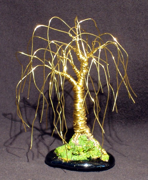 WEEPING WILLOW - Mini Wire Tree Sculpture 