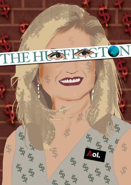 Arianna Huffington by Daniel Morgenstern