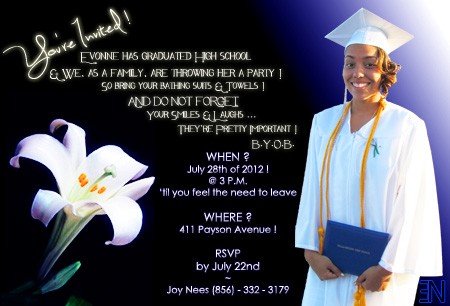 My Graduation Party Invitation