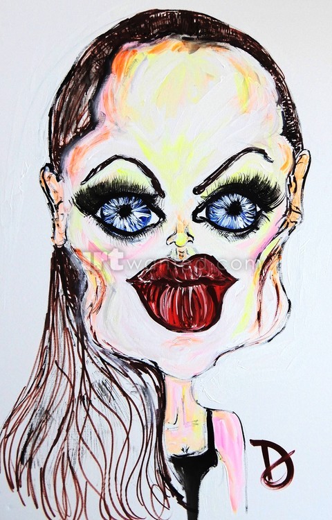 Angelina Jolie Caricature