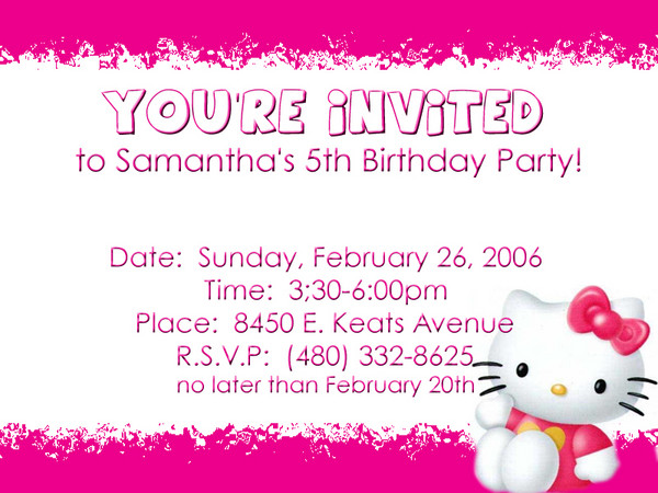 sam's birthday invitations