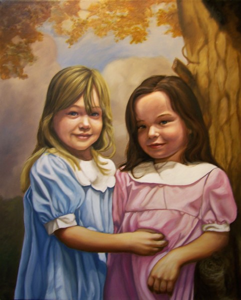 Portrait of the Horton Twins, Ada and Carly
