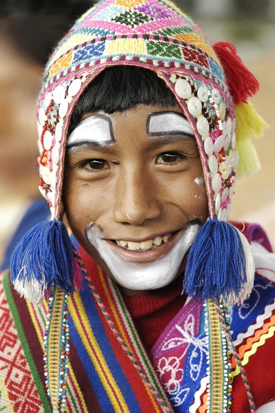 Kid smiling, Cusco, peru