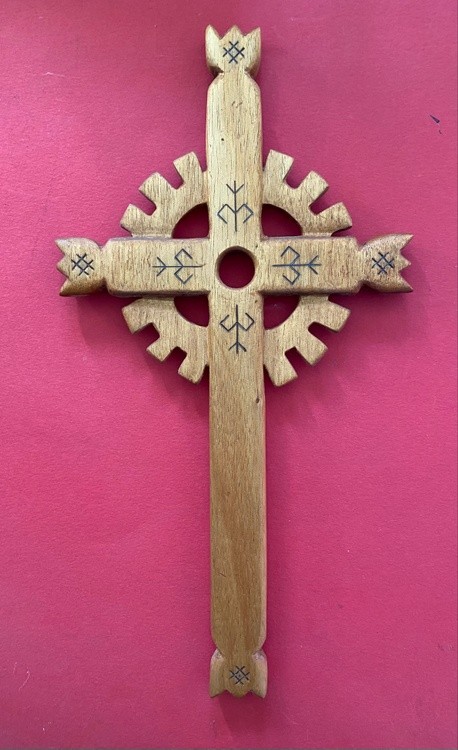 mahogany cross