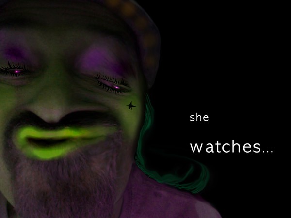 she watches...