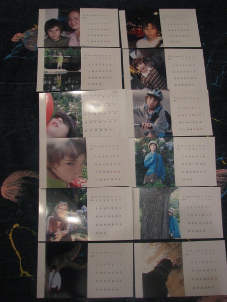 2010 calendar cards