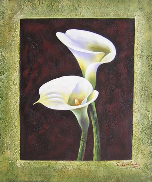 Lily Oil Painting from Doupine Art [HS0022]