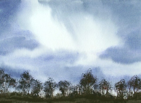 watercolor landscape 693