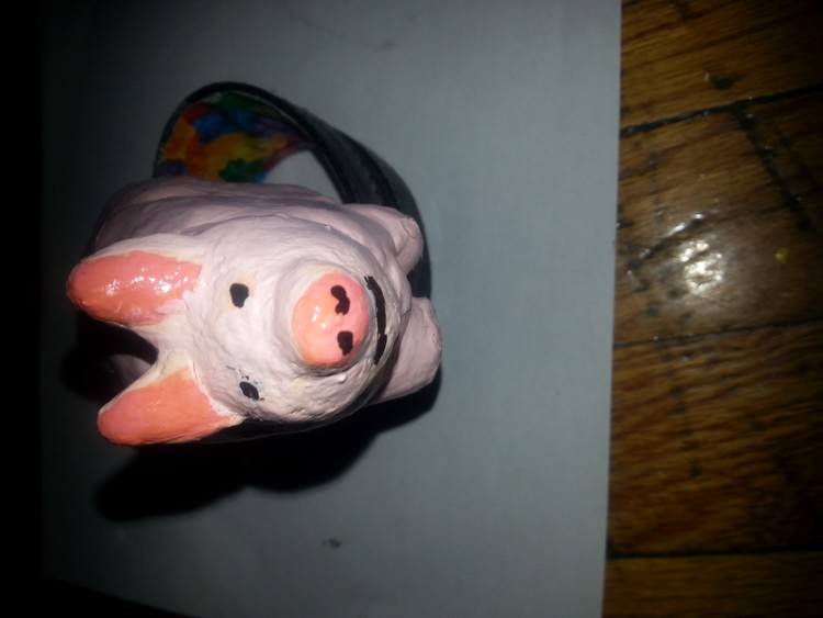 Pink Ceramic Pig