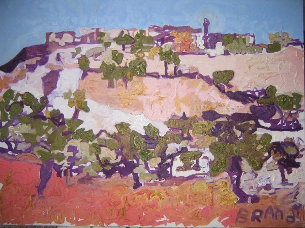 mount of olives and jerusalem