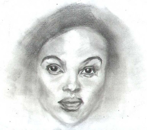 Study of a female face