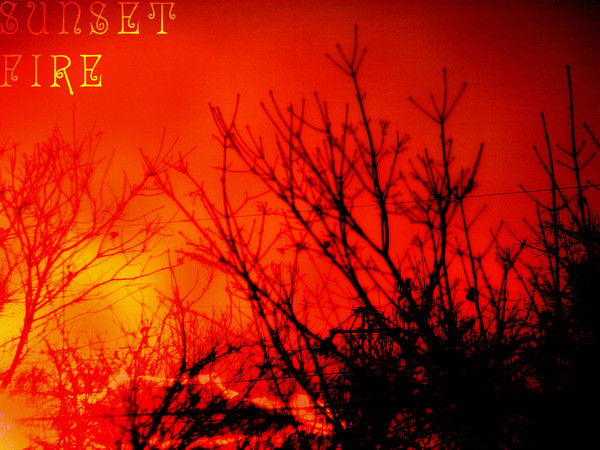 Sunset fire