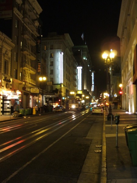 Midnight lights of San Francisco