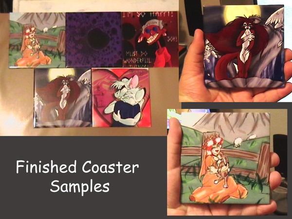 Finished Coaster Samples