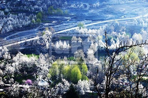 Landscape of Jinchuan County in western Sichuan Province of China 