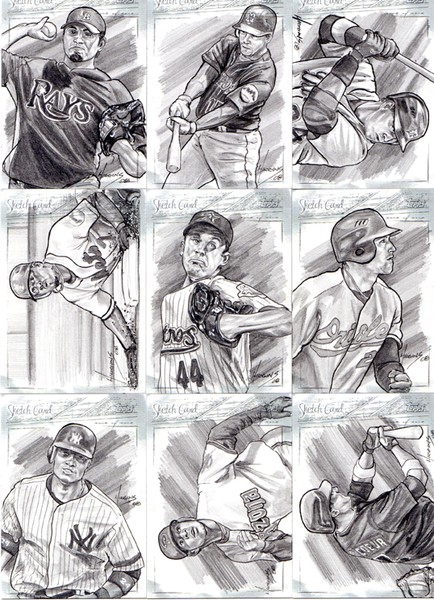 Baseball Sketchcards 6