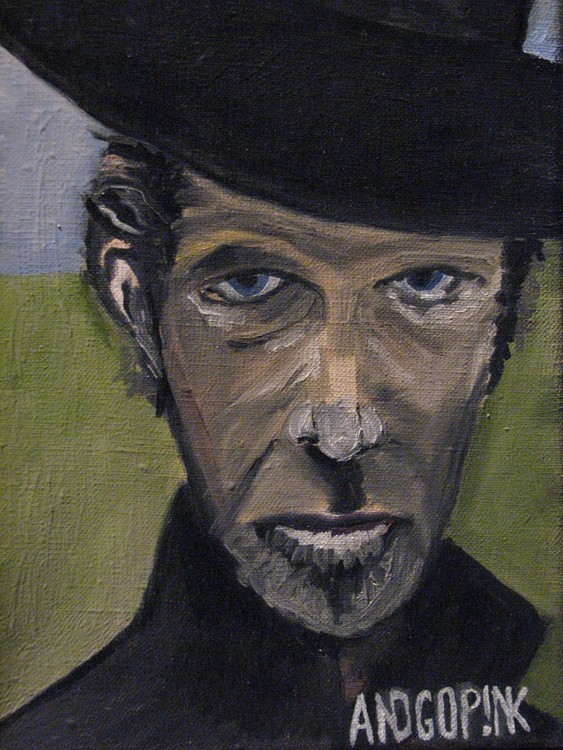 Portrait of Tom Waits by Andgopink