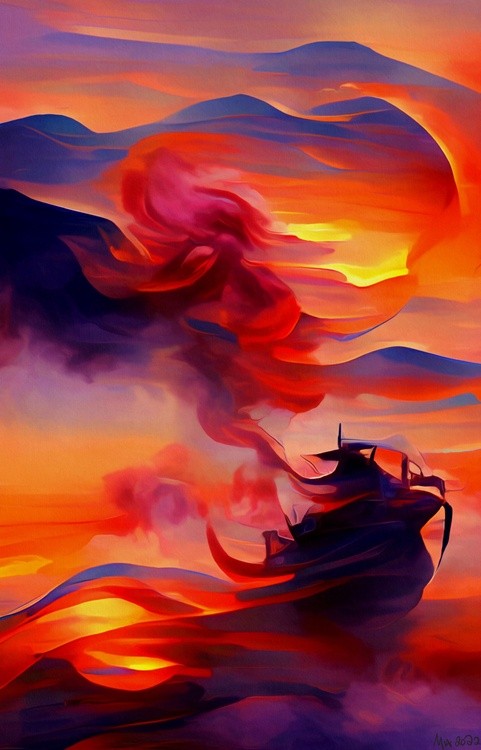 Steaming Sunset #2