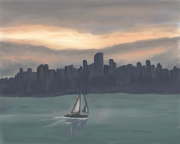 Early morning sail