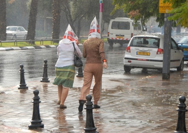 The First Autumn Rain In Tel Aviv-1