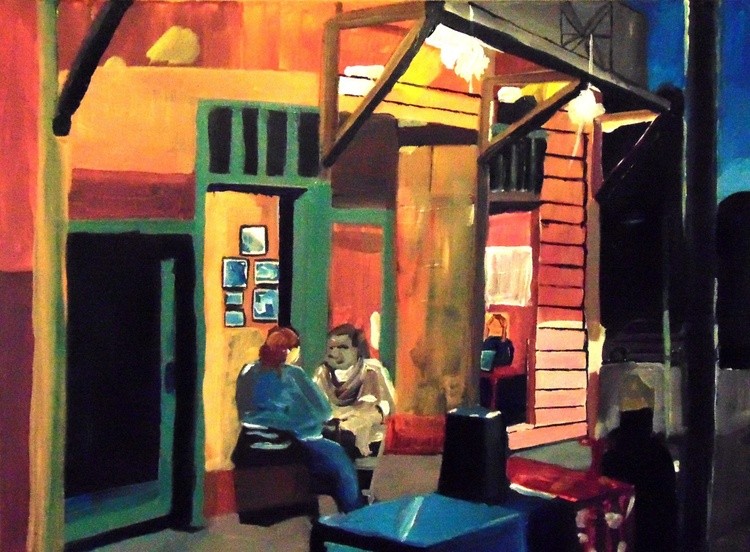 16th Street Cafe at Night
