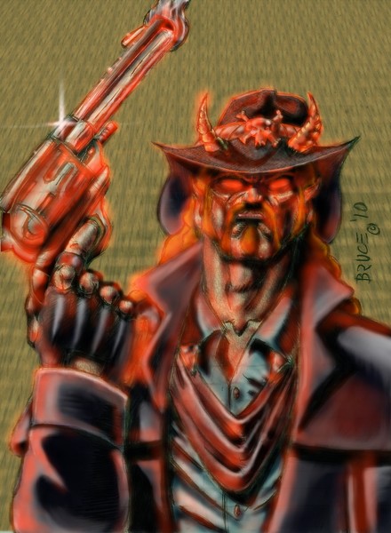 Fiery Brimstone Cowboy